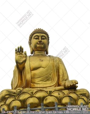 file tranh file goc in tranh phat giao canvas 199