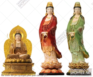 file tranh file goc in tranh phat giao canvas 204