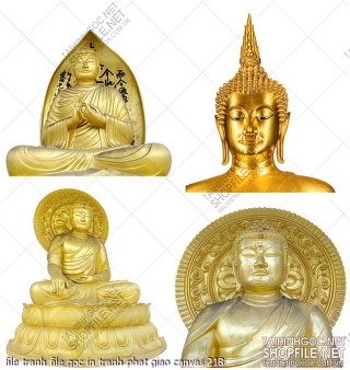 file tranh file goc in tranh phat giao canvas 218