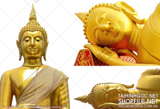 file tranh file goc in tranh phat giao canvas 220