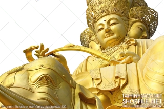 file tranh file goc in tranh phat giao canvas 230