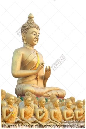 file tranh file goc in tranh phat giao canvas 234