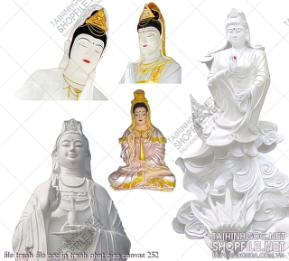 file tranh file goc in tranh phat giao canvas 252