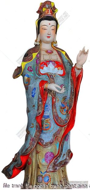 file tranh file goc in tranh phat giao canvas 263