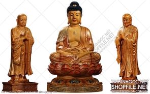 file tranh file goc in tranh phat giao canvas 265