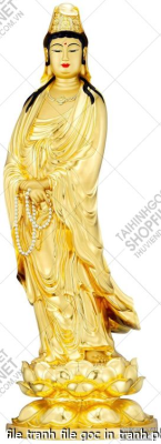 file tranh file goc in tranh phat giao canvas 277