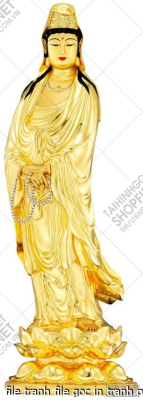 file tranh file goc in tranh phat giao canvas 278