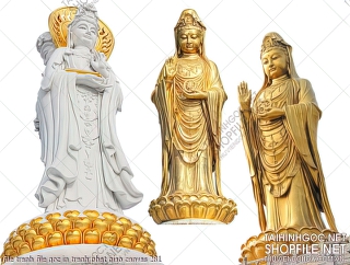 file tranh file goc in tranh phat giao canvas 281