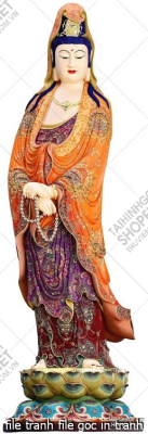 file tranh file goc in tranh phat giao canvas 287