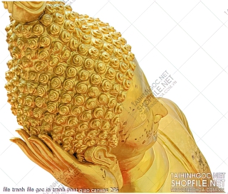 file tranh file goc in tranh phat giao canvas 296