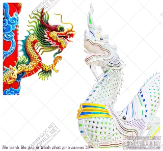file tranh file goc in tranh phat giao canvas 297