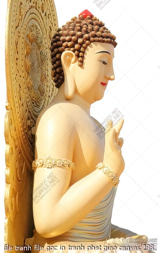 file tranh file goc in tranh phat giao canvas 298