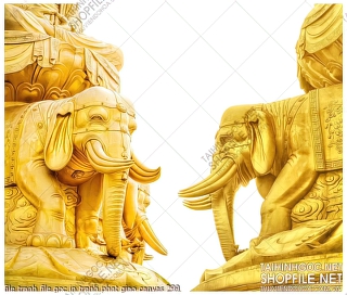 file tranh file goc in tranh phat giao canvas 299