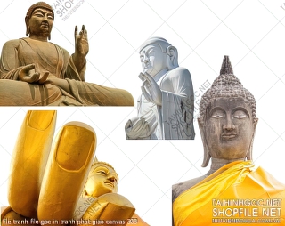 file tranh file goc in tranh phat giao canvas 303