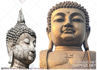 file tranh file goc in tranh phat giao canvas 304