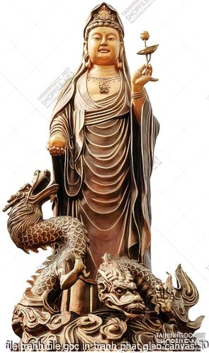 file tranh file goc in tranh phat giao canvas 307