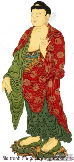 file tranh file goc in tranh phat giao canvas 315