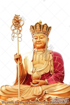 file tranh file goc in tranh phat giao canvas 320