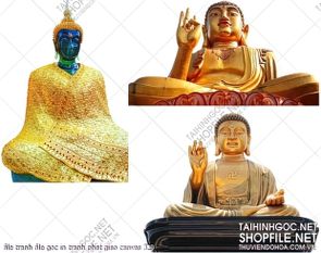 file tranh file goc in tranh phat giao canvas 329