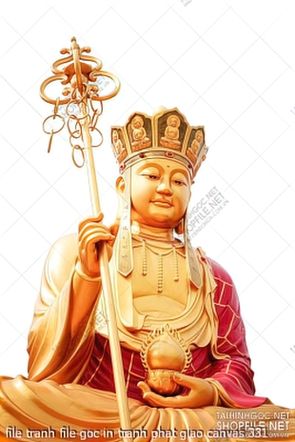 file tranh file goc in tranh phat giao canvas 331