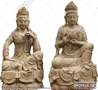 file tranh file goc in tranh phat giao canvas 341