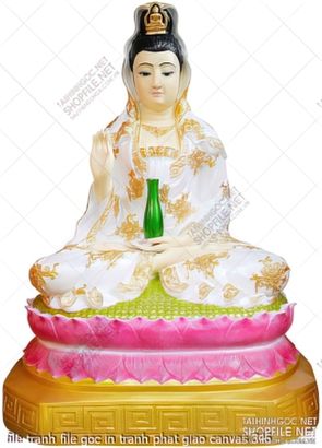 file tranh file goc in tranh phat giao canvas 346