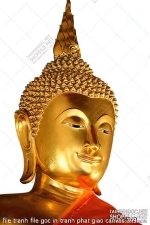 file tranh file goc in tranh phat giao canvas 349