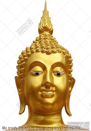 file tranh file goc in tranh phat giao canvas 350