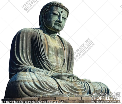 file tranh file goc in tranh phat giao canvas 355