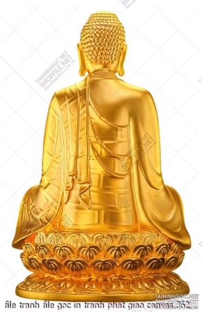 file tranh file goc in tranh phat giao canvas 362