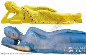 file tranh file goc in tranh phat giao canvas 364