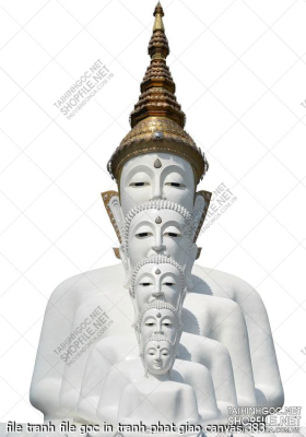 file tranh file goc in tranh phat giao canvas 383