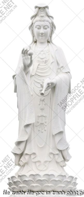 file tranh file goc in tranh phat giao canvas 387