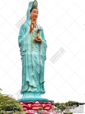 file tranh file goc in tranh phat giao canvas 389