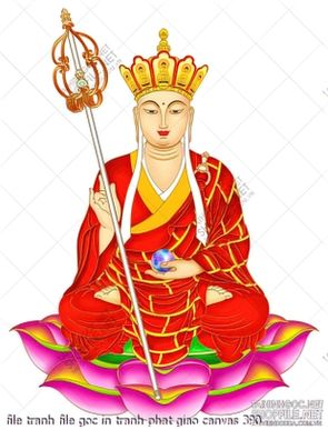 file tranh file goc in tranh phat giao canvas 390