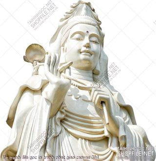 file tranh file goc in tranh phat giao canvas 394