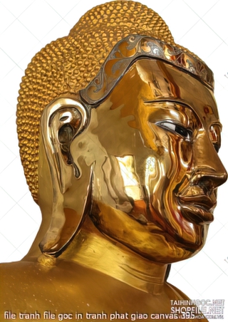 file tranh file goc in tranh phat giao canvas 395