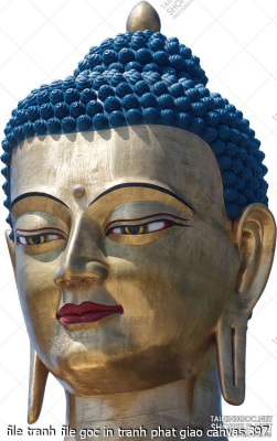 file tranh file goc in tranh phat giao canvas 397