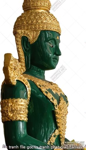 file tranh file goc in tranh phat giao canvas 402