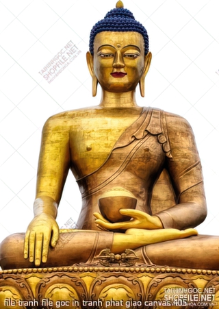 file tranh file goc in tranh phat giao canvas 405