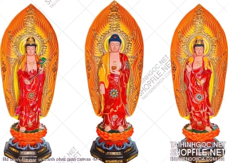 file tranh file goc in tranh phat giao canvas 407