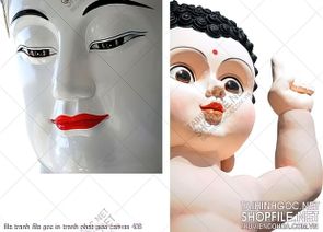 file tranh file goc in tranh phat giao canvas 408