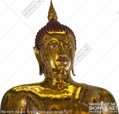 file tranh file goc in tranh phat giao canvas 415