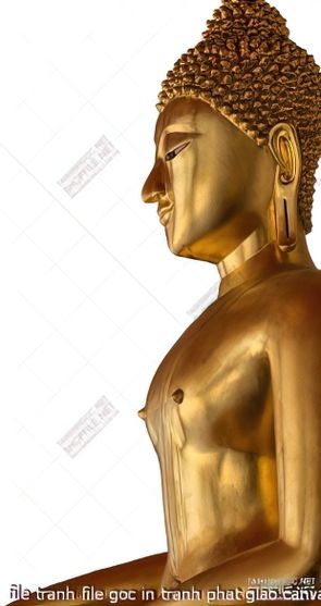 file tranh file goc in tranh phat giao canvas 418