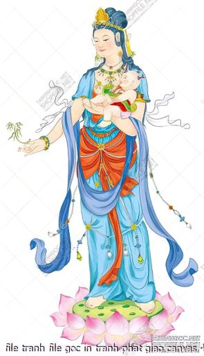 file tranh file goc in tranh phat giao canvas 424