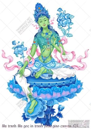 file tranh file goc in tranh phat giao canvas 425