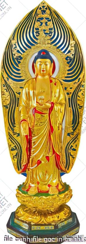 file tranh file goc in tranh phat giao canvas 429