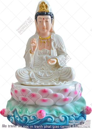 file tranh file goc in tranh phat giao canvas 431