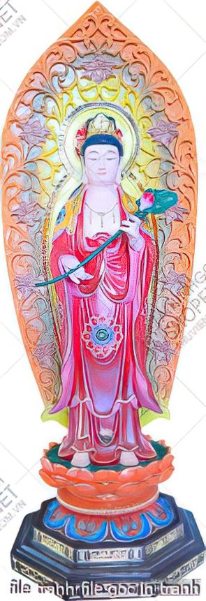 file tranh file goc in tranh phat giao canvas 433