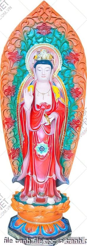 file tranh file goc in tranh phat giao canvas 436